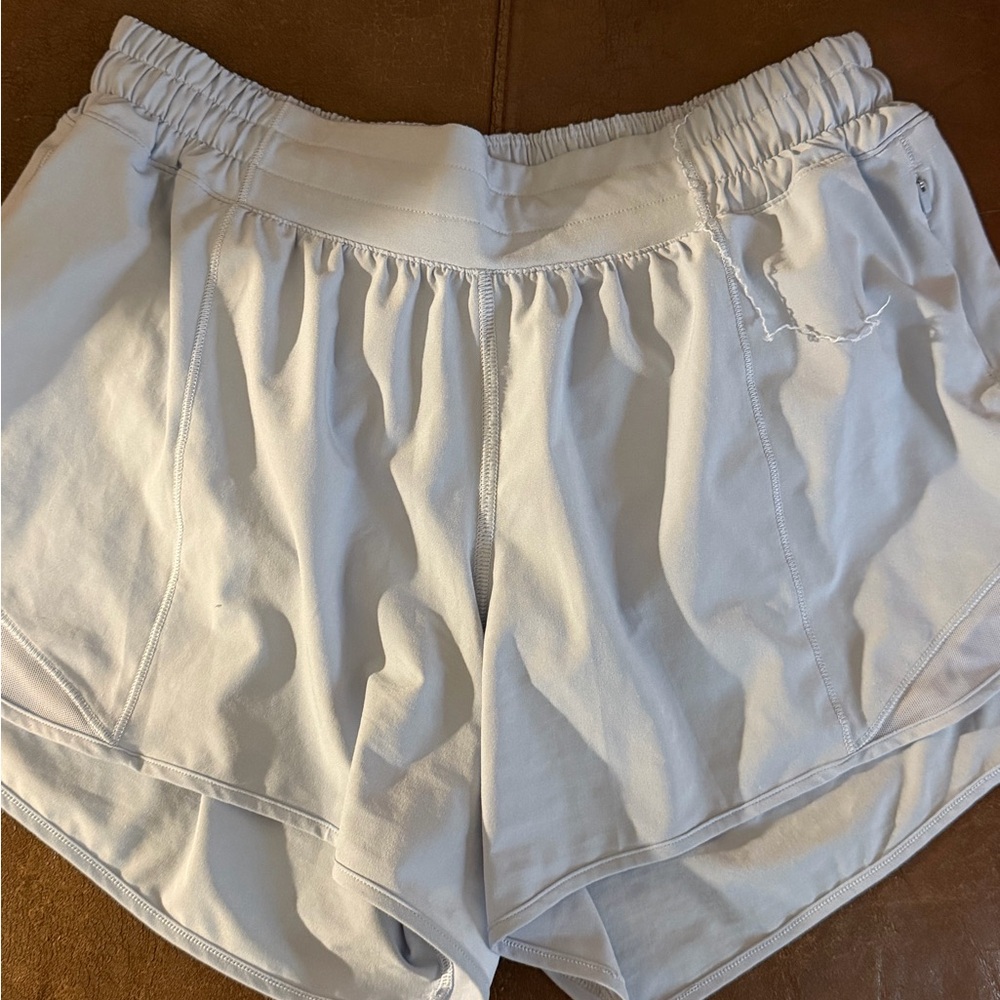 Lululemon Athletica Light Gray Athletic Shorts